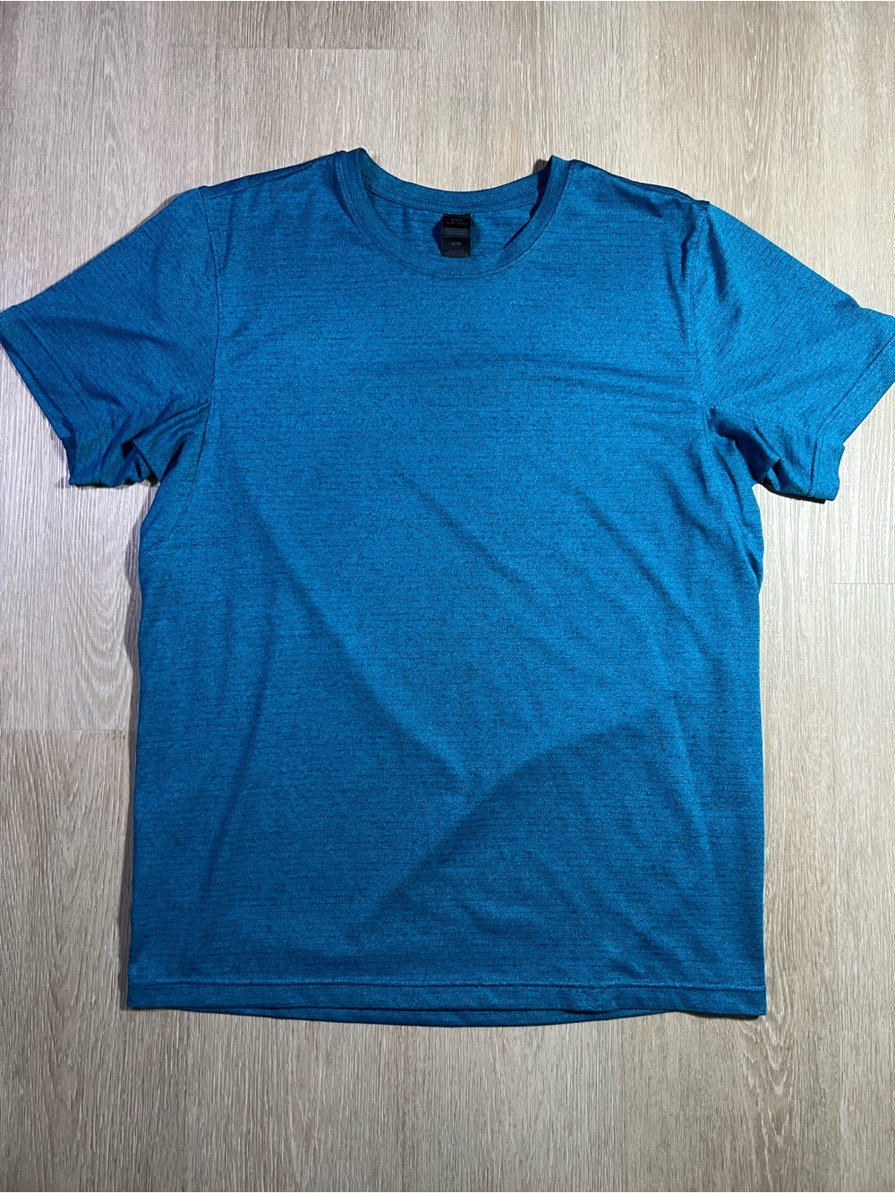 Cory Vines Men's Heather Teal Blue Crew Neck T-Shirt